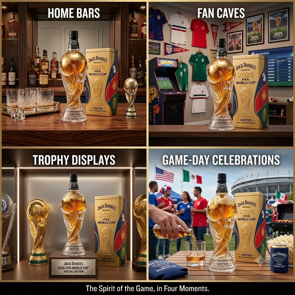 Limited Edition Championship Whisky Bottle – Collectible Soccer-Themed Decanter